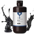 ANYCUBIC 3D Printer Resin Pure Black 1000g - Low Odor, Fast Cure