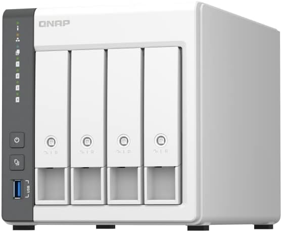 QNAP TS-433-4G-US 4 Bay NAS with Quad-core Processor and RAM