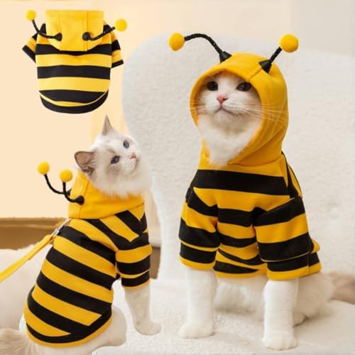 Buzz-worthy Selena Pet Hoodie in Yellow/Black