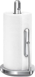 simplehuman Tension Arm Standing Paper Towel Holder - One-Hand Tear