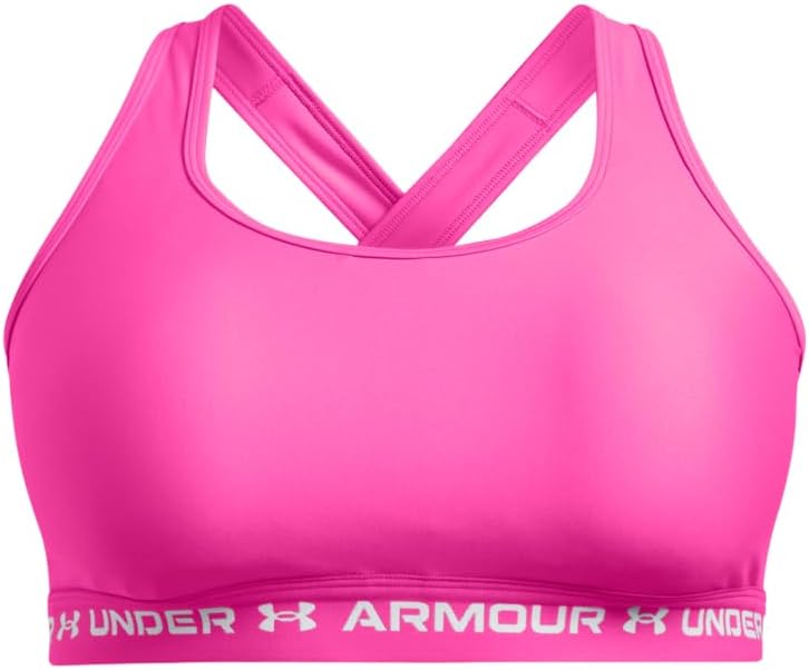 Under Armour Womens Crossback Mid Impact Sports Bra for Comfort