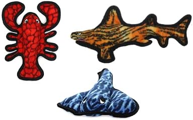 TUFFY Ocean Tiger Shark Dog Toy - Durable, Interactive Fun