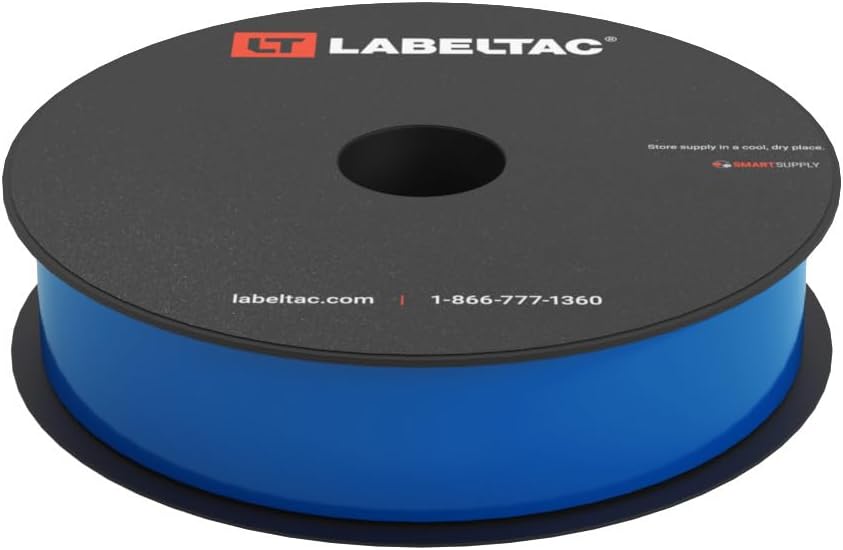 LT4/LT4P/LTPX Label Supply 1in x 150ft Blue for Durable Labels