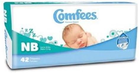 Comfees Newborn Baby Diapers: 42-Pack for Ultimate Comfort