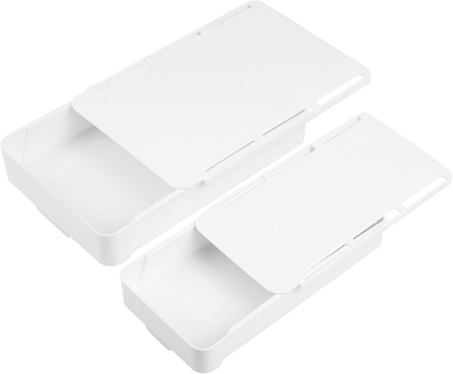 Hidden Attachable Self-Adhesive Under Desk Drawers - Organize with Ease!