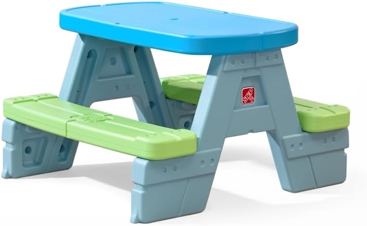Step2 Sun & Shade Kids Picnic Table with Removable Umbrella