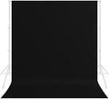 Solid Black 10 ft x 20 ft Photo Backdrop - High Density Studio