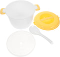 VOSAREA Portable Microwave Rice Cooker - Easy to Carry & Cook!