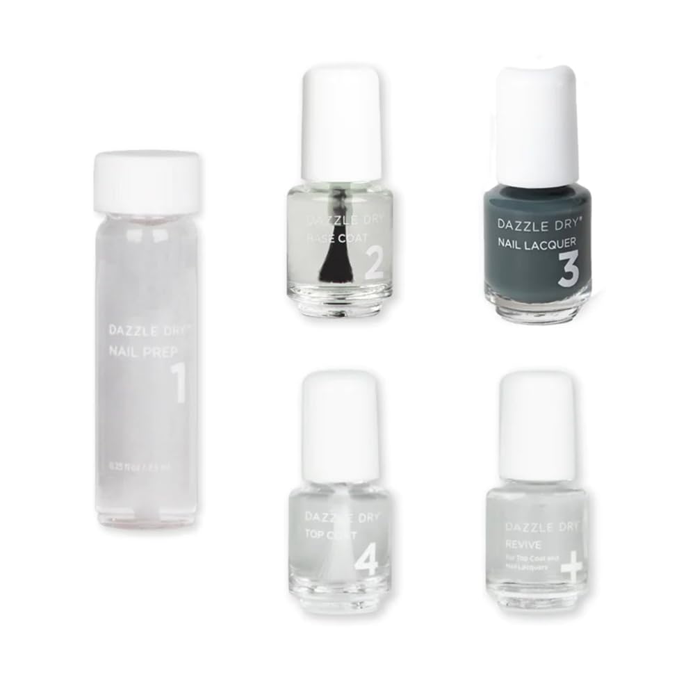 Dazzle Dry Mini Kit 4 Step System for Flawless Manicures