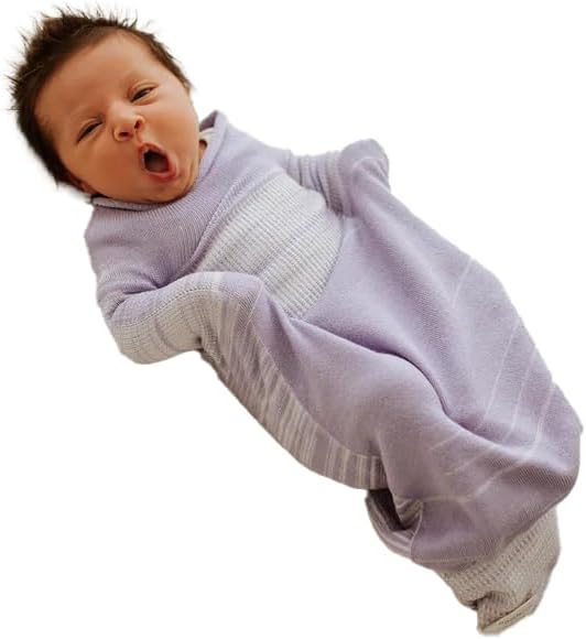Swaddle Sleep Sack in Lavender - Soft Eco-Friendly Comfort