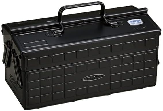 Toyo ST-350BK Color 2-Tier Tool Box: Durable & Functional Storage