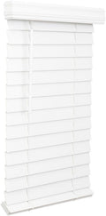 2.5-in Faux Wood Blind 22.5 in x 36 in Bright White - Clean Light