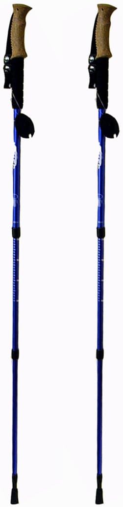 HP-5 Anti-Shock Hiking Poles - 2-Pack with Compass & Thermometer