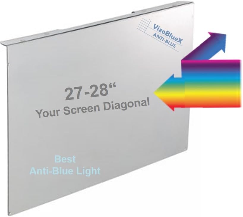 VizoBlueX Anti-Blue Light Filter for 27-28 inch Monitors