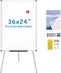 VIZ-PRO Magnetic Whiteboard Easel 36 x 24 in - Portable Height