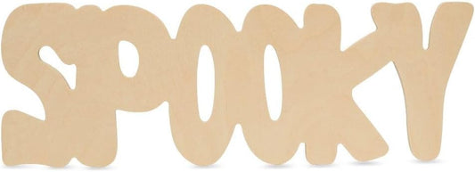Wood Spooky Cutouts by Woodpeckers for Halloween Fun
