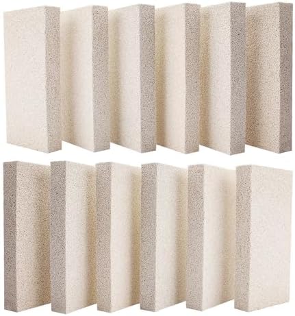12 Pieces Insulating Fire Brick for Ovens and Kilns 2300F Rated