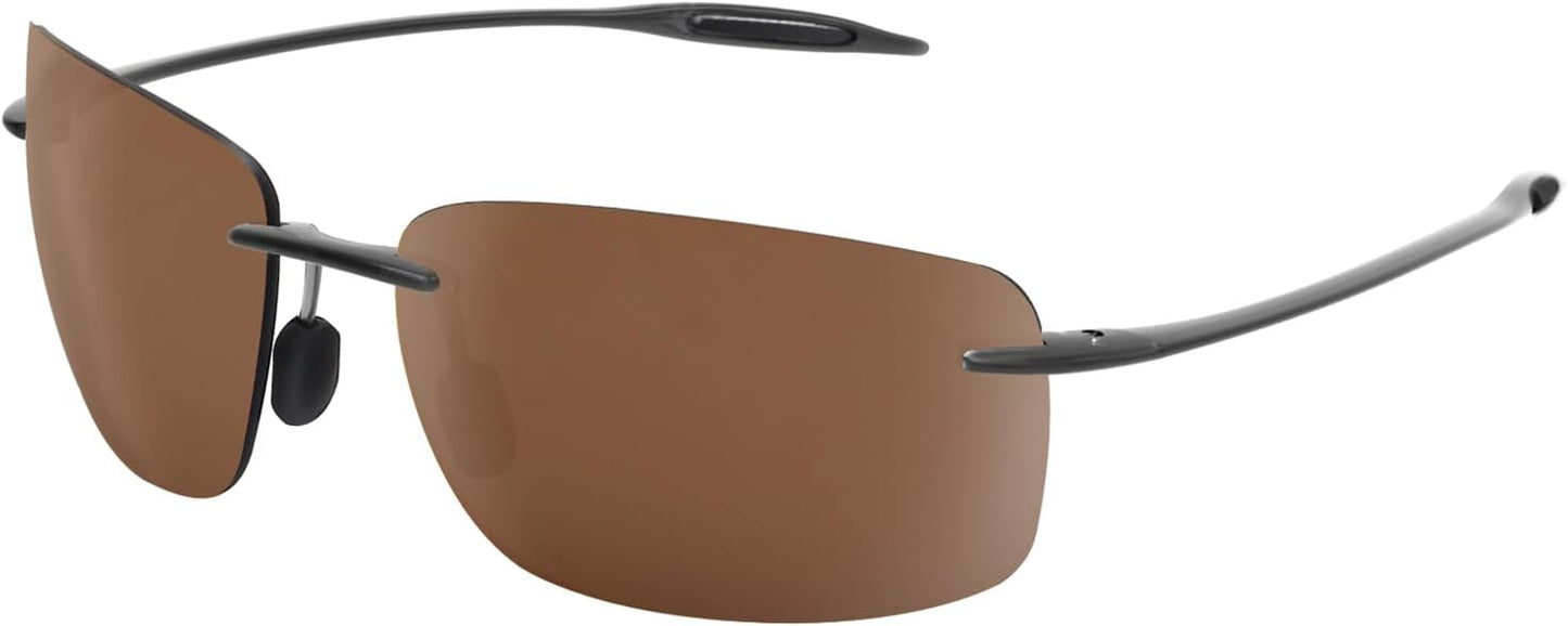 JULI Sports Sunglasses for Men Women Tr90 Rimless Frame MJ8009