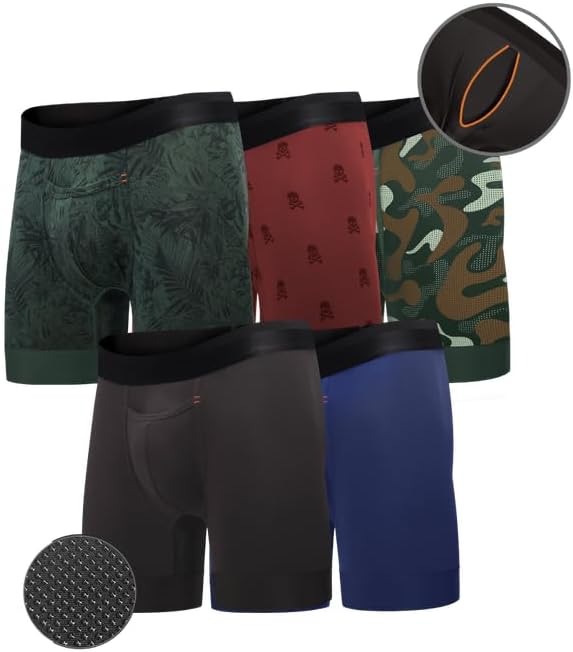 Elite Ball Pouch Underwear for Men with Fly and Performance Fabric