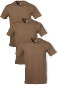 Soffe Mens Military T-Shirts for Men - 3 Pack Ringspun Cotton