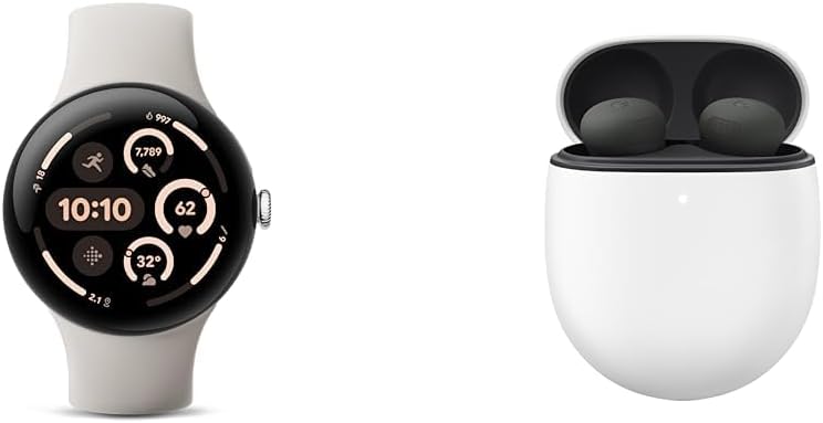 Google Pixel Watch 3 and Pixel Buds Pro 2 Bundle for Fitness