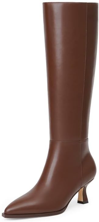 Modatope Knee High Boots with Kitten Heel for Stylish Comfort