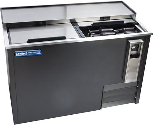Central Exclusive 69K-100 Horizontal Bottle Cooler: Fast Cooling Efficiency!