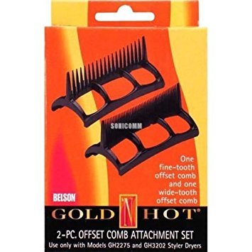 Gold 'N Hot Offset Comb Styler - Belson Exclusive