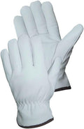 WORK SAFE Premium Cut Leather Work Gloves - Durable Comfort