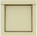 4 Inch Dryer Vent Guard Outside Cover - Low Profile Tan