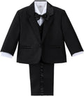 Dressy Daisy Baby Toddler Boy 5 Pcs Tuxedo Suit Set - Formal Infant