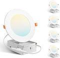 Amico 4 Pack 4 in Selectable 5CCT Ultra-Thin LED Recessed Lights
