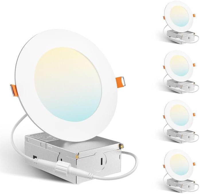 Amico 4 Inch 5CCT Ultra-Thin LED Recessed Ceiling Lights Review