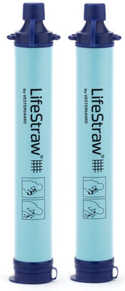 LifeStraw Personal Water Filter for Hiking and Emergency Use