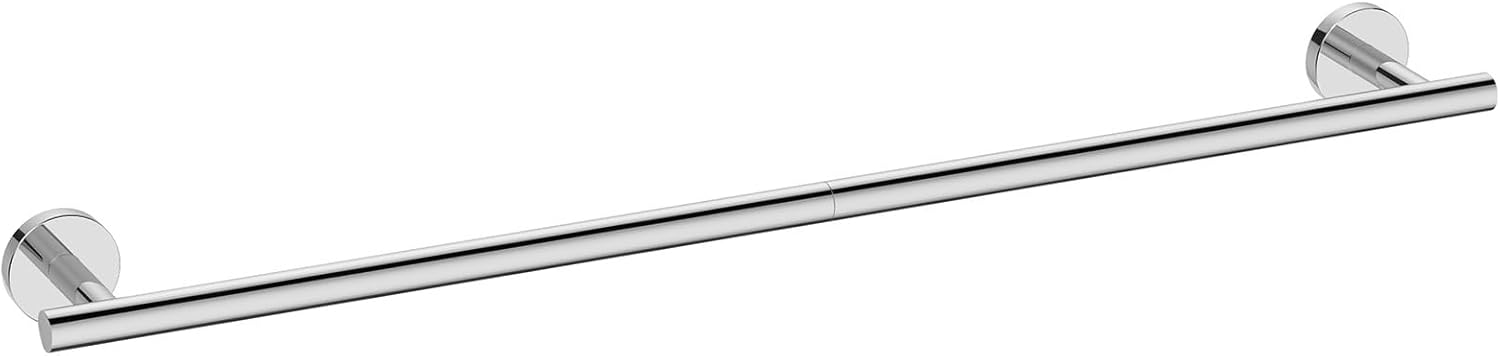 USHOWER 30-Inch Polished Chrome Bath Towel Bar for Bathrooms