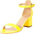 Women's Strappy Chunky Block Low Heeled Sandals 2 in Heel