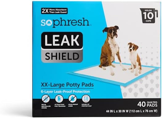 So Phresh XX-Large Leak Shield Potty Pads for Ultimate Protection