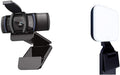 Logitech C920e HD 1080p Webcam with Litra Glow - Clear Video & Soft