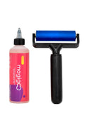 Glide Kit 3D Printer Adhesive with Roller - Reduces Warping, Easy