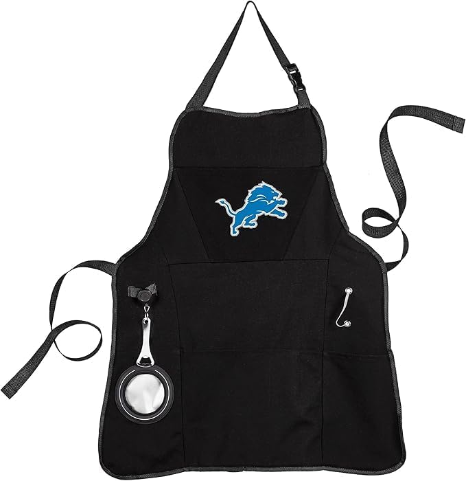 NFL Ultimate Grilling Apron with Bottle Opener and Holder