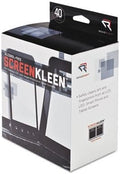 Read/Right Screen Kleen Wet/Dry Wipes - Alcohol Free, Twin Pack