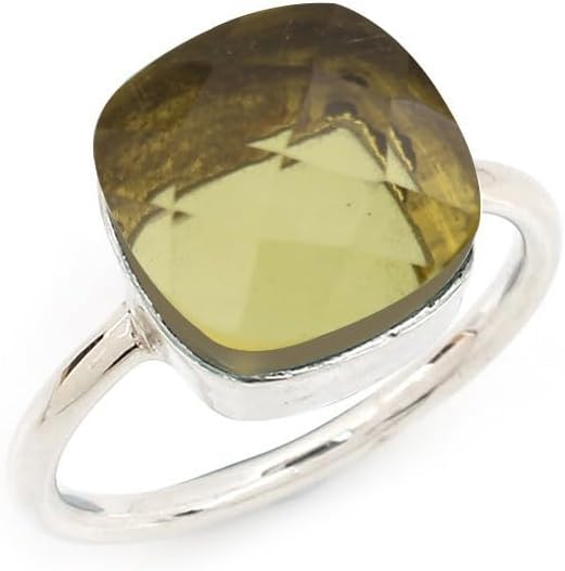 Simple Aquamarine Ring - Stunning Silver Statement Ring