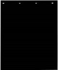 Buyers Products RC40PPB 2-Pack Black Polymer Mudflaps - Durable Shield