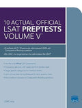 10 Actual Official LSAT PrepTests Volume V - Real Practice Tests