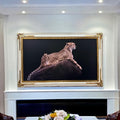 Handmade Ivory & Gold TV Frame for 32 Samsung The Frame TV