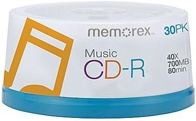 Memorex 120 40X Digital Audio Music CD-R for Quality Sound