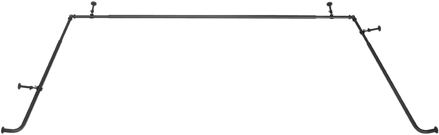 Effortlessly Elegant Bay Window Rods
