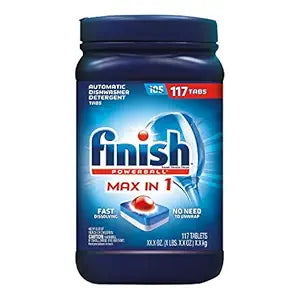 Finish Powerball MAX-In-1 Dishwasher Detergent for Ultimate Clean