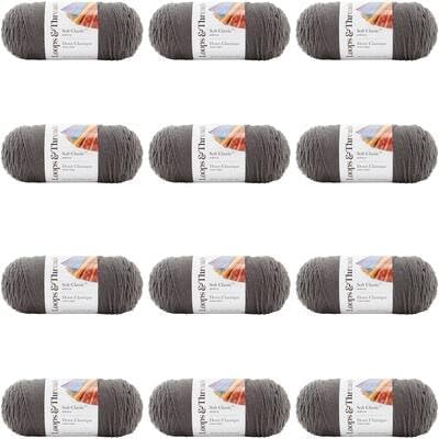 Soft Classic Yarn by Loops & Threads: 12 Pack for Every Project