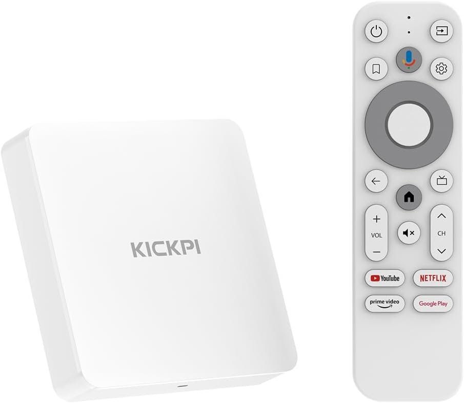 4K Android TV Box with Voice Search & Chromecast